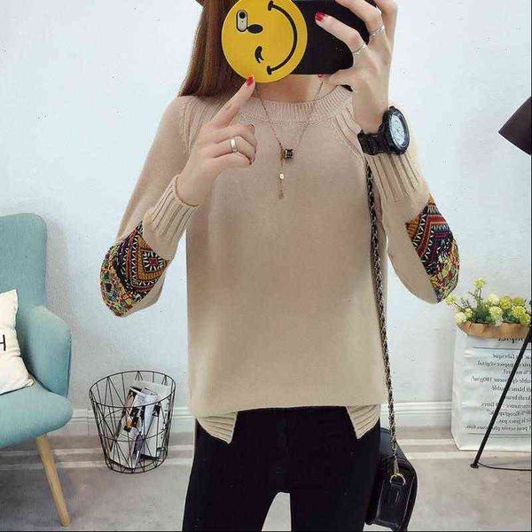 

women sweaters sweater fashion autumn winter knitted warm o neck plus loose pullover female casual 3xl, White;black