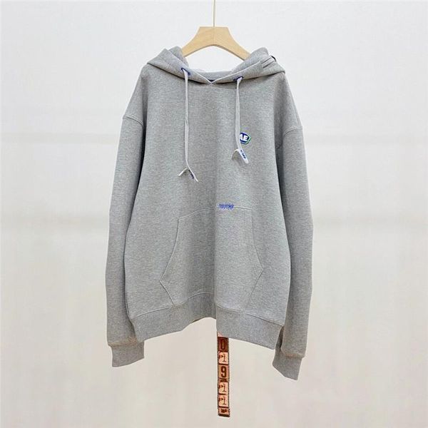

embroidery hoodie men women back z-stitch sweatshirts, Black