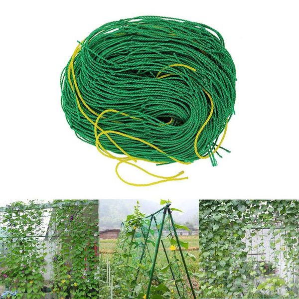 

planters & pots 1.8x0.9m garden durable nylon trellis net support for climbing vine plants