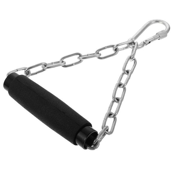 

accessories 1pc professional bicep fitness handle strength training ring pull rope bar crossfit heavy duty cable d for home gym