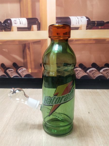 7.8 inç Cam Bong Spritech Kirli Bongs Halorade Oil Teçhizat Koku Şişe Nargile Botttle Bong Kabarcık Dab Wapter Boru Hightechglass