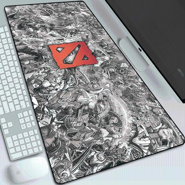 

mouse pads & wrist rests dota2 large computer desk pad keyboard gaming office non-slip