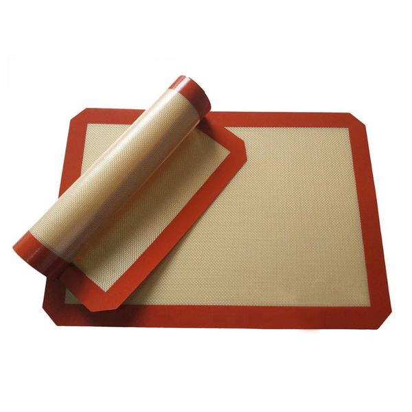 

rolling pins & pastry boards non-stick silicone baking mat pad, 42*29.5cm sheet glass fiber dough mat,