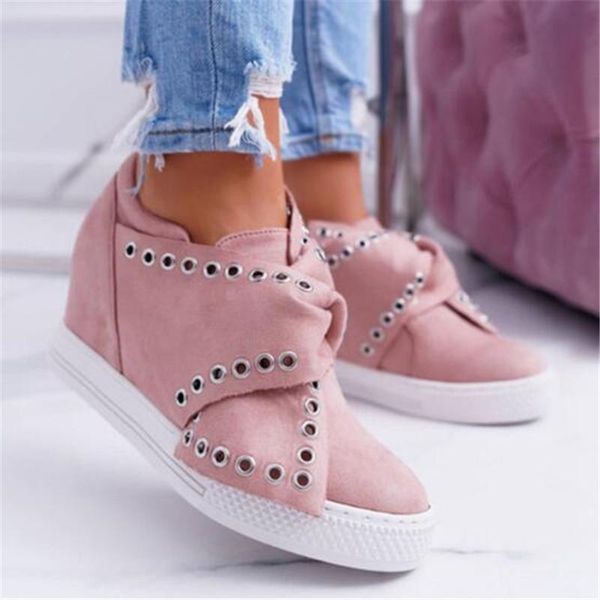 

dress shoes woman chaussure wedge heels platform women rivet pumps peep toe cross-tied punk zapatos mujer ladies, Black