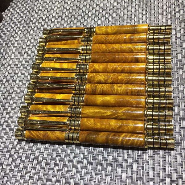 

the pen nanmu double ball point dual purpose big leaf zhennan business wooden gold silk nan signature pen