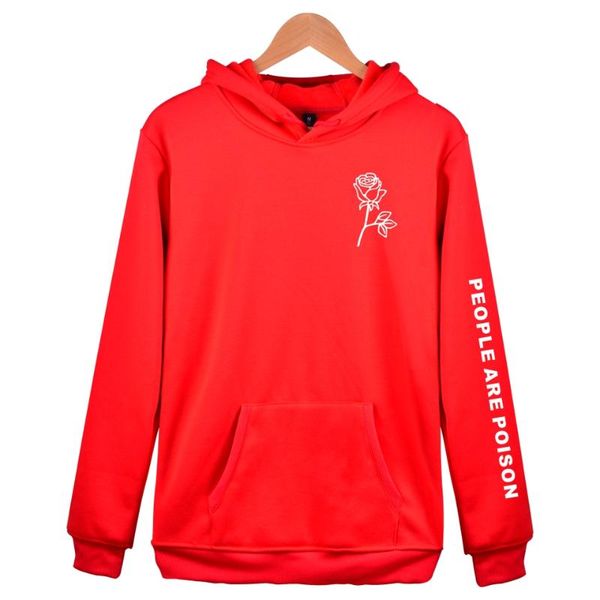 

men's hoodies & sweatshirts hip hop imaginative people are poison rose men women sweatshirt casual boys/girls fashion korean polluvers, Black