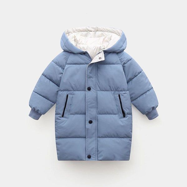 

down coat toddler baby boy cotton jacket for girls parkas winter 2021 child blue from 4 to 12 years, Blue;gray