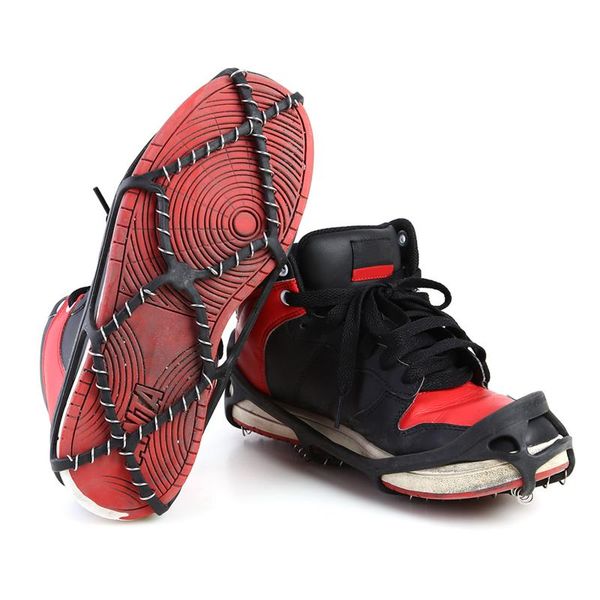 

cords, slings and webbing ice snow grips boots anti slip spikes crampons travelling easy carrying portable parts for climbing traction walk