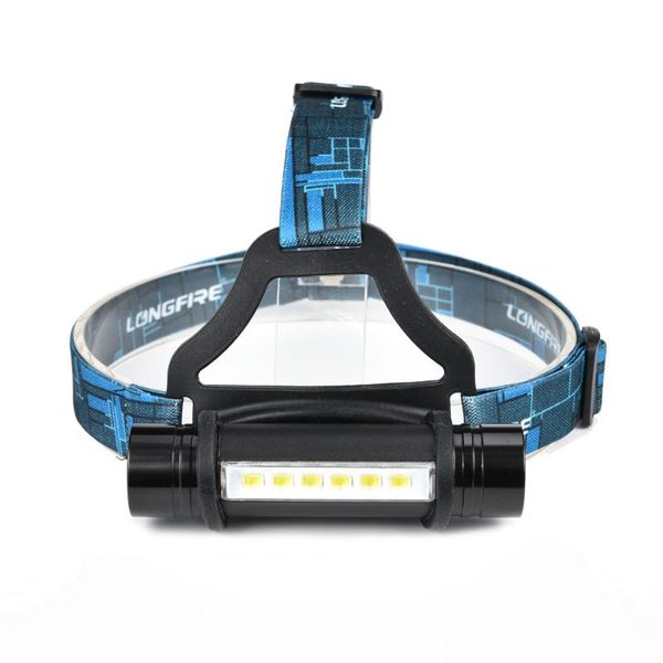 

outdoor camping light t6led +cob rechargeable headlamp hunting headlight waterproof bicycle bike accessories c30 lights