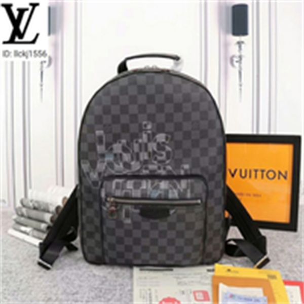 

leather check fashion brand totes backpack graffiti designer women backpacks luxury women shows oxidized l9vn business bags m41530 messenger, Red;black