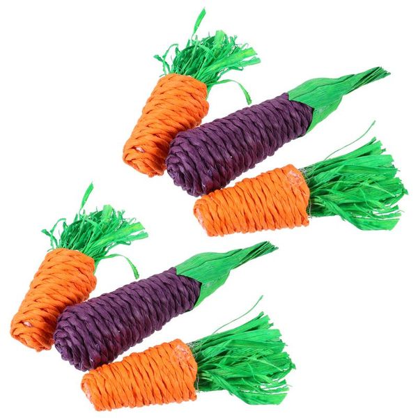 

small animal supplies 6 pcs pet chew for hamster parrot bird teeth grinding