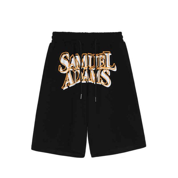 

shorts men letter printed casual 's street trend loose straight pants summer sports, White;black