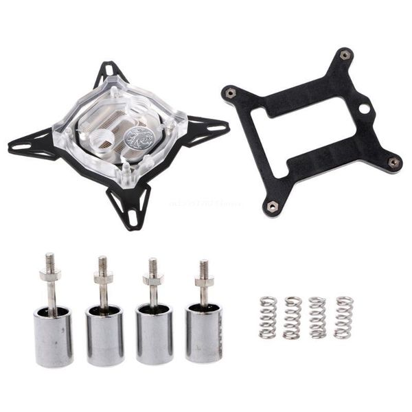 

fans & coolings g1/4" base inner channel pc water cooling block for intel 775/1150/1155/1156 cpu dropship
