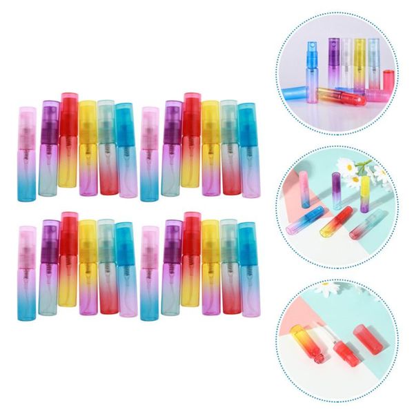 

storage bottles & jars 24pcs 5ml perfume colorful fine mist sprayer empty spray