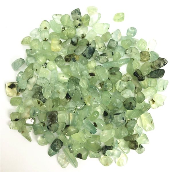 100g 5-7mm Prehnite naturale uva verde ghiaia pietra regalo caduto decorazione della casa pietra preziosa per acquario