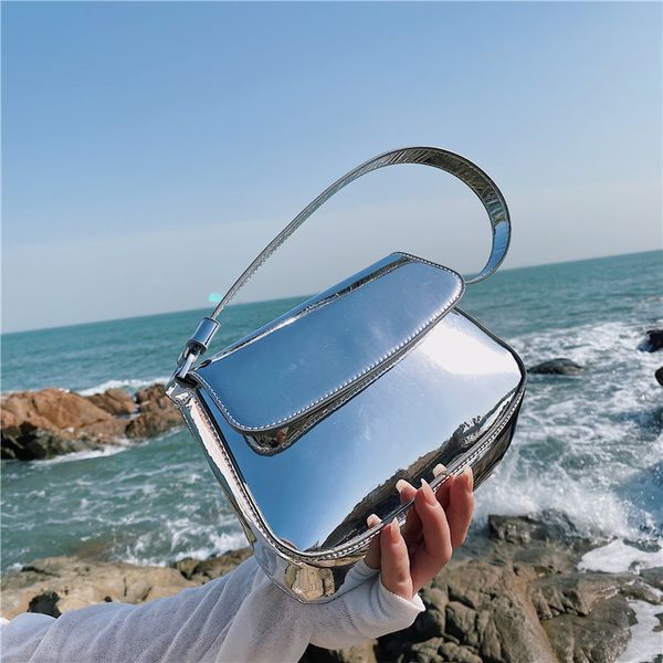 

luxury handbags and storage silver hobo armpit 2021 new fashionable small