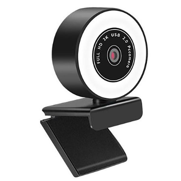 

computer conference live streaming 2k webcam fill light high definition camera webcams