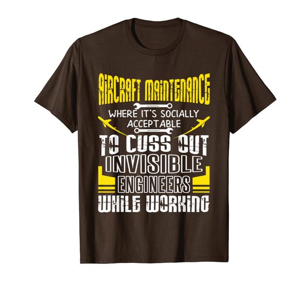 

funny aircraft mechanic shirt aviation aircraft maintenance, White;black