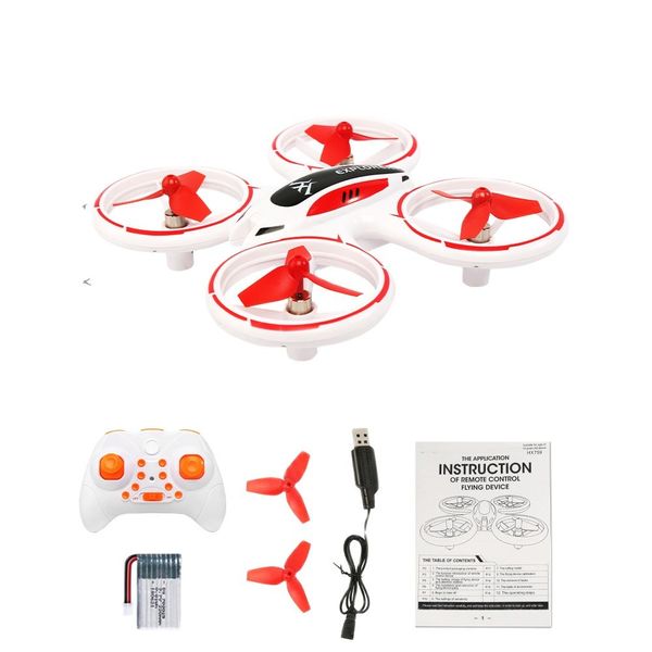 

HX759 Mini RC Quadcopter One Key Return 360 Degree Flip LED Drone Auto Hovering Headless Helicopter Toys for Boy 2021
