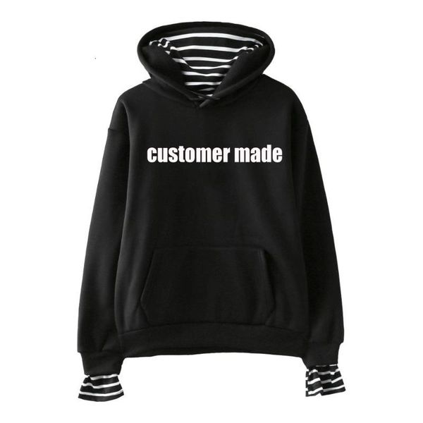 

Men's Hoodies & Sweatshirts CUSTOMIZE MAD design fake two piece hoodies sweatshirts hit hop clothes cotton  Women Hoodie CUSTOMIZEr 54, Black