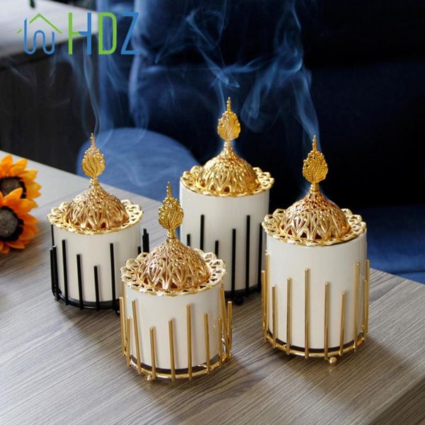 

fragrance lamps creative arabian incense burner elegant ceramic oil diffuser table centerpiece for year home fireplace decoration