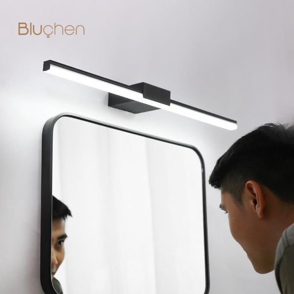 

nordic led wall light modern mirror lamp waterproof bathroom surface mounted indoor sconce lighting fixture
