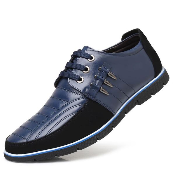 

dress shoes size 37-48 mens formal genuine leather oxford men office fashion casual comfortable brown shoe chaussures classiques, Black