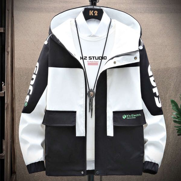 

men's jackets 2021a style jacket spring boy's and autumn fashion design trend d11074 qckk, Black;brown