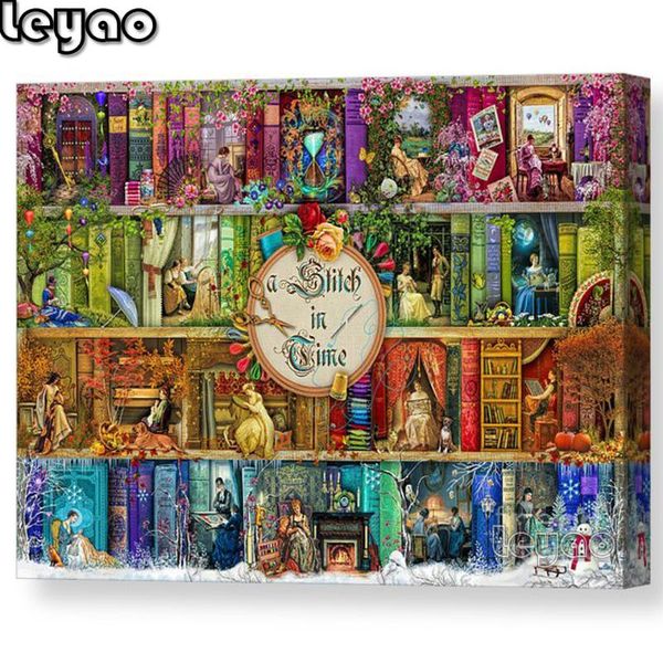

diamond painting "a stitch in time aimee stewart "full cross kits art cartoon 3d paint by embroidery fantasy