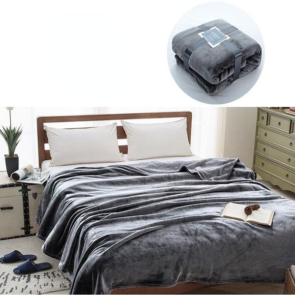

blankets winter coral fleece throw thickened air conditioning blanket anti-static suitable for adults children and old people