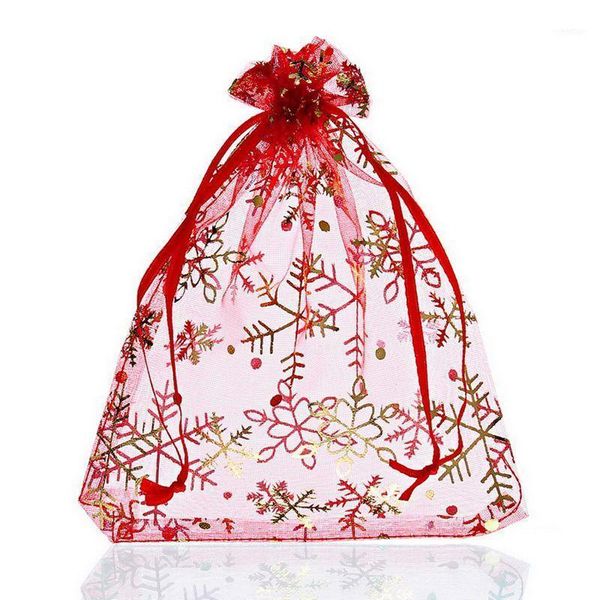 

christmas decorations hoomall organza gift bags for kids candy bag tree hanging pendant ornaments year home party supplies1