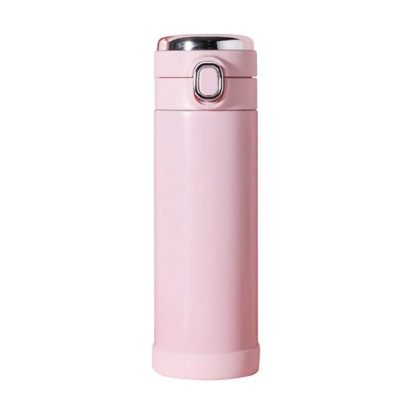 

water bottles cold travel portable drink flask insulating stainless steel leakproof digital outdoor temperature display 500ml capacity mug