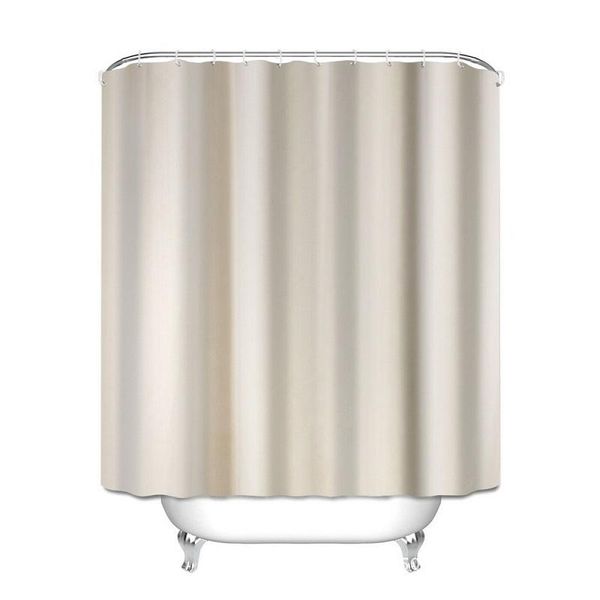 

inya white shower curtain with hooks soap resistant waterproof bathroom decormachine washable polyester fabric bath curtains
