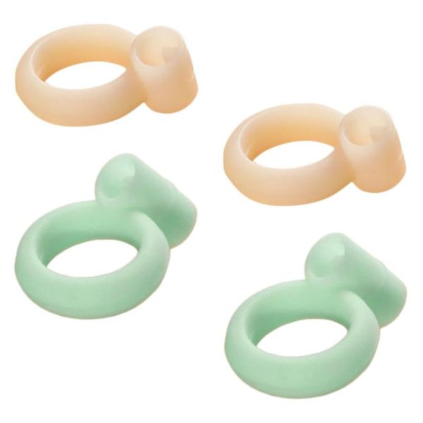 

chopsticks 4pcs silicone learn accessories children supplies (random color)