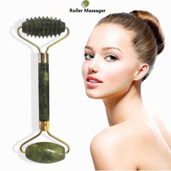 Taibo CE aprovado Gua Sha Board Double Heads Jade Stone Rosto de Pedra Elevador Body Relaxation Beauty Dispositivo