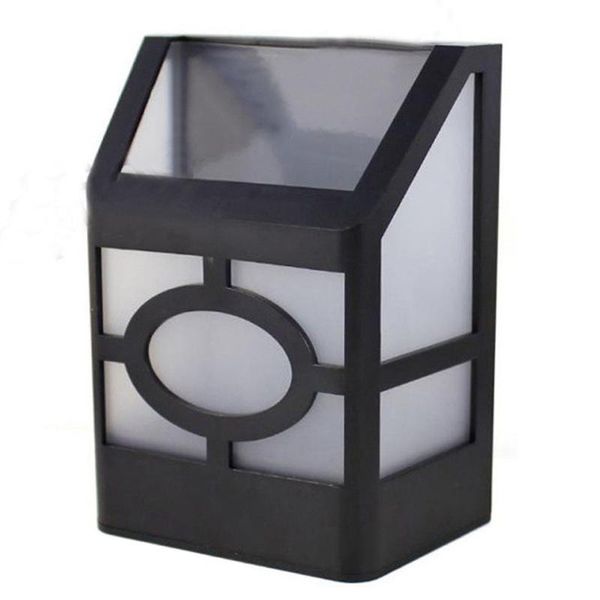 

solar lamps 2leds powered wall mount led light white