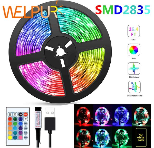 

led strip light flexible rgb 2835 usb 5v decoratio
