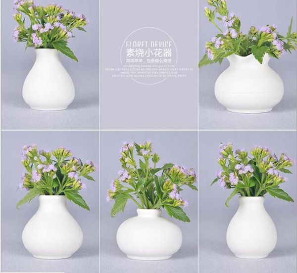 

vases fashion mini white ceramic flower vase for homes,decorative vases,home decoration modern or wedding vaso, table decor