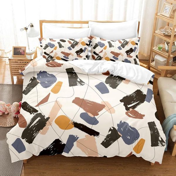 

bedding sets cute design set duvet cover 3d digital printing bed linen  size fashion
