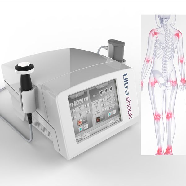 Aparelho de ultra-som da terapia de onda de choque físico de segurança de segurança para aliviar a dor rápida e uso de salão Ed