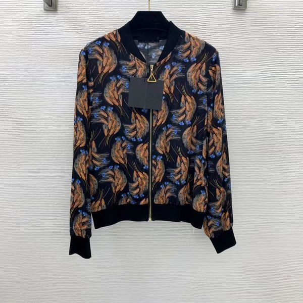 

2022 spring women's jackets stand collar long sleeve luxury coats designer outerwear brand same style clothing 1109-6, Black;brown