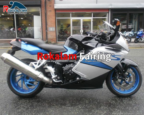 Para BMW K1200S K 1200S 2005 2006 2007 Fairings de plástico conjunto K1200 S 05-08 Aftermarket Street Bike Bike