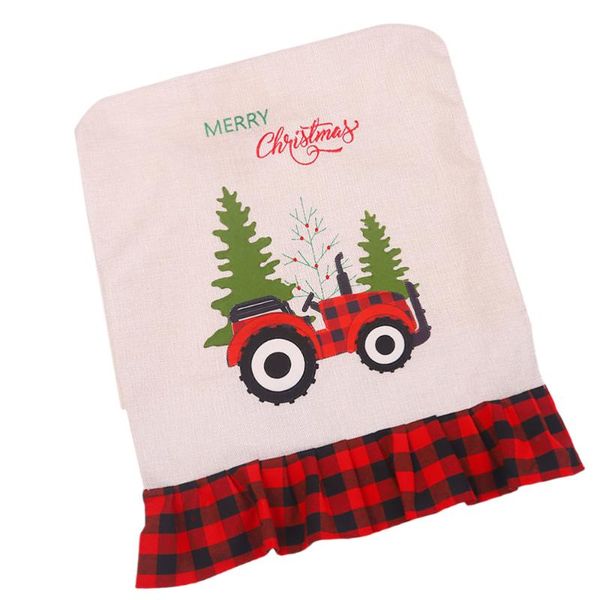 

1pc christmas chair cover adornment creative table protection covers