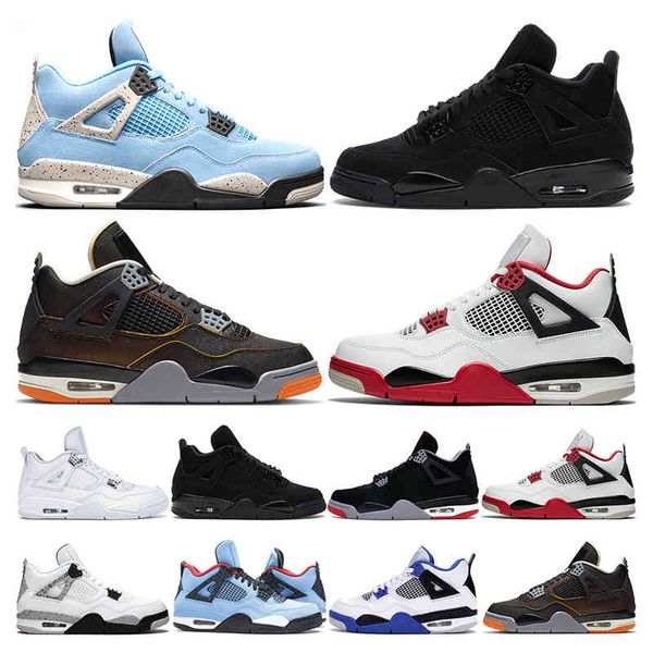 

basketball shoes 4s university blue starfish black cat pure money white cemen fire red mens trainer outdoor sports shoesg38e20ba