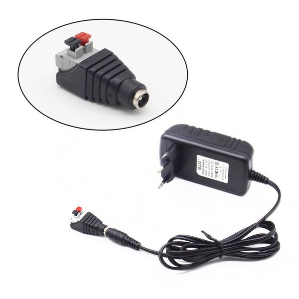 Netzteil 12V 1A 2A 3A 12 Volt Adapter Beleuchtung Transformator 220V 12V AC DC Kunststoff LED Treiber 110V 240V 12V 2A für