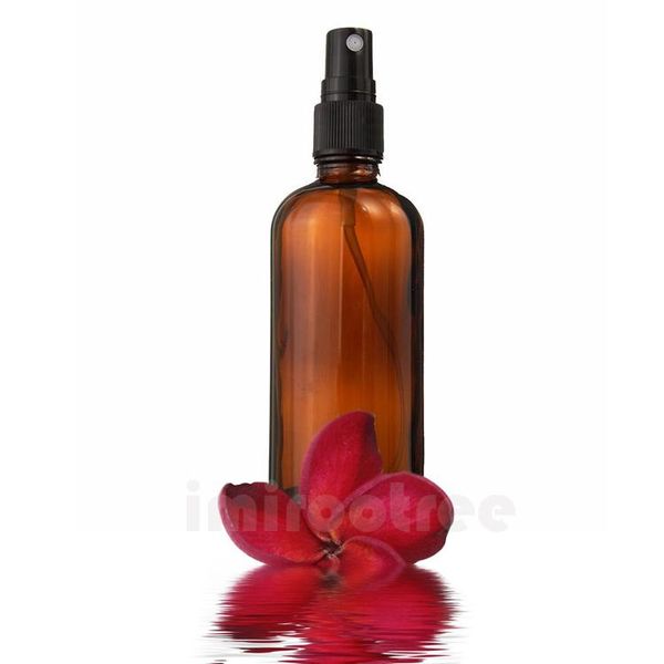 

storage bottles & jars 10pcs amber glass essential oil spray 100ml mist sprayer liquid perfume container dispensing bottle