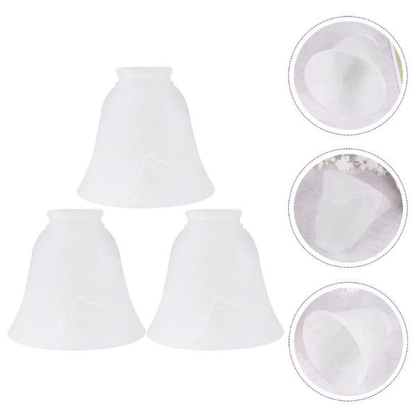 

pendant lamps 3pcs frosted glass lamp shade e27 interface cover light for home