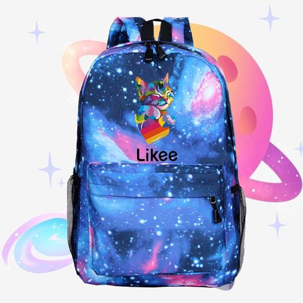 

backpack likee russia boys girls school bag fashion pattern lapknapsack for teens cartoons rucksack