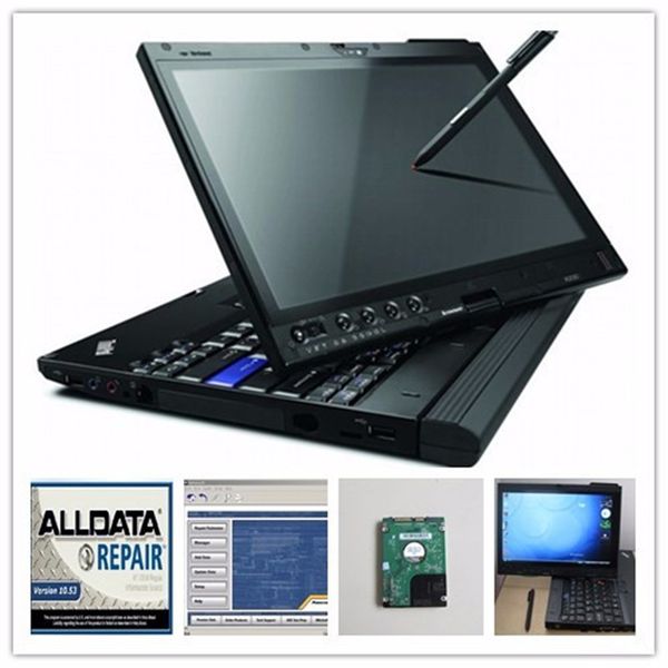 

truck and car repair tool software alldata 10.53 atsg hard disk 1tb hdd with lapx200t touch screen 4g used computer ready to use