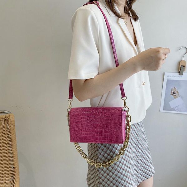 

evening bags women's shoulder bag luxury designer leather fashion soft korean solid stone chain bolsa female crossbody for women